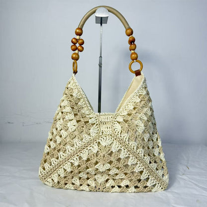 Artisan-Handcrafted Woven Tote — Effortless Style Confidence