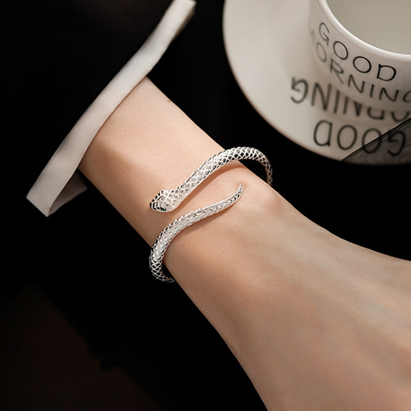 Snake Cuff Bracelet — Command Attention Instantly