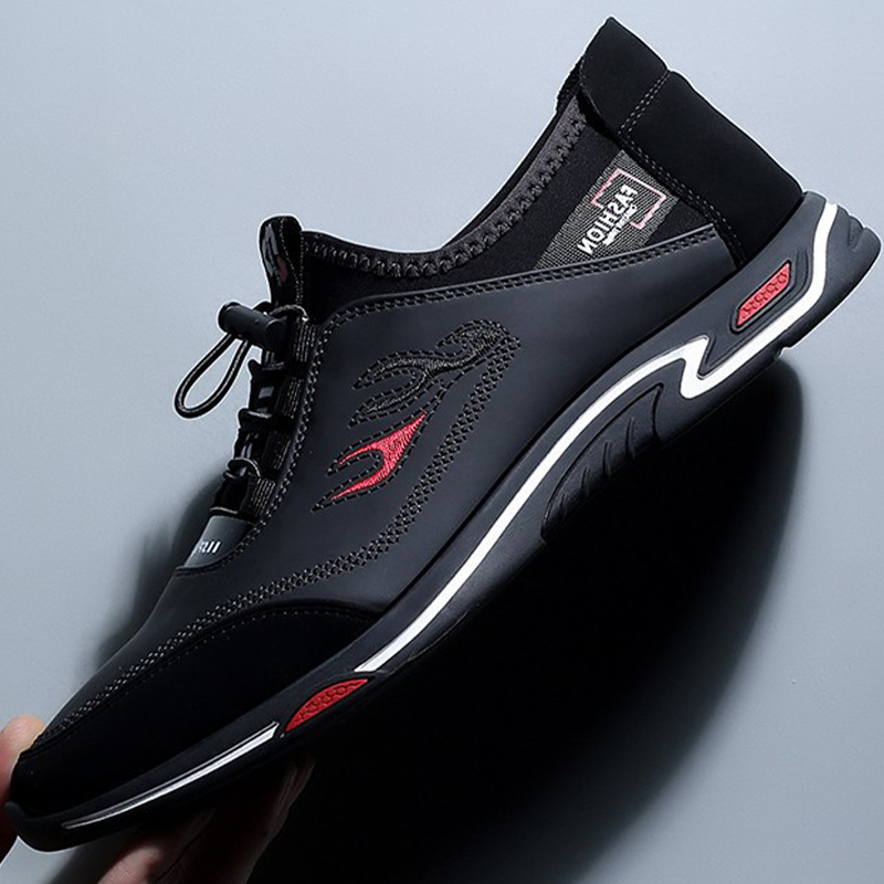 Heidi — Lightweight Breathable Men's PU Leather Shoes