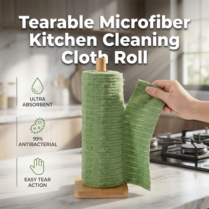 Microfiber Cleaning Sheets — Effortless Grease Erase