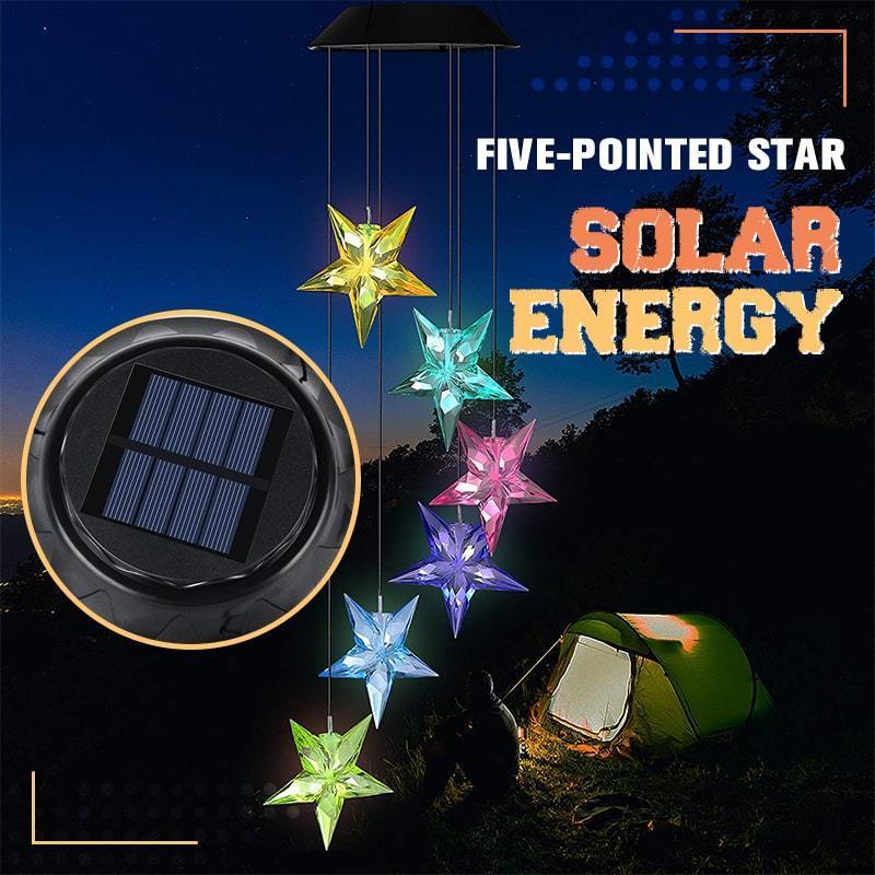 DuskGlow Solar Wind Chimes — Effortlessly Create Evening Ambiance
