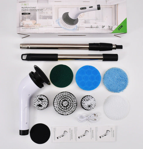 7-in-1 Electric Cleaning Brush Set – Powerful Cleaning in Every Corner