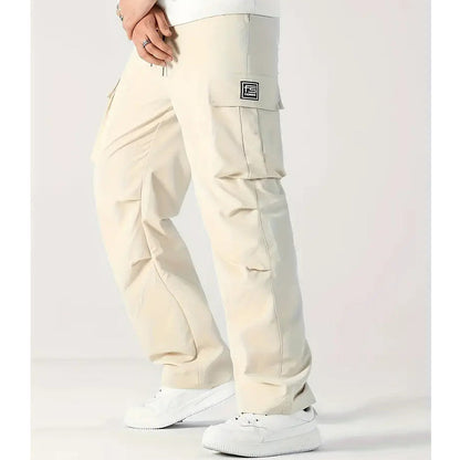 Carter — Stretch Cargo Pants with Adjustable Waistband and Pockets