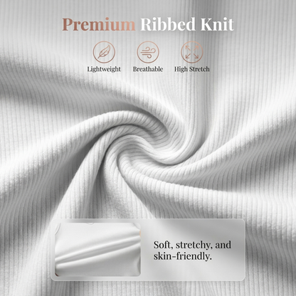 Lena — Ribbed Tank Top for Women, Relaxed Fit