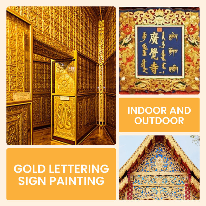 GoldLuxe — Metallic Leaf Paint | 1+1 FREE