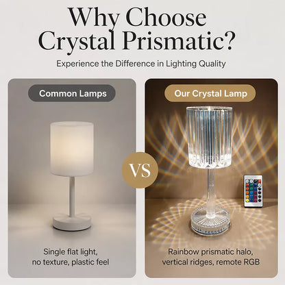 Crystal GlowLamp — Effortless Mood, Instant Elegance