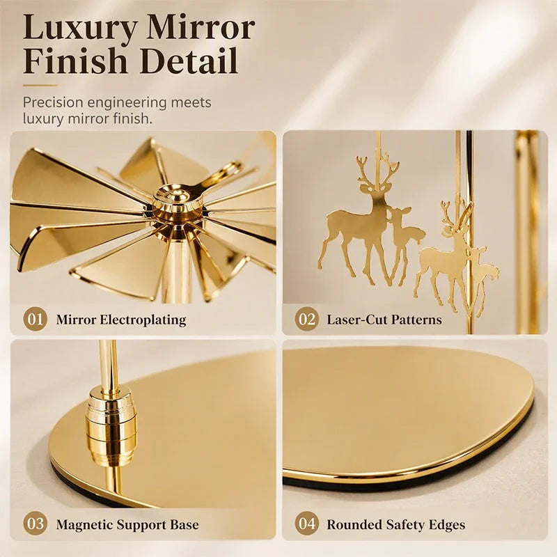 LumaTide Candle Spinner — Mesmerize With Warmth