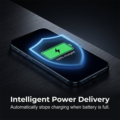 Under-desk power strip – clean, fast, hidden charging