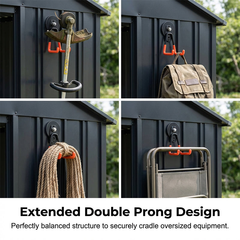 TitanGrip Magnetic Double-Claw Hook — Instant Clutter Control