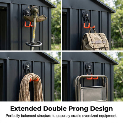 TitanGrip Magnetic Double-Claw Hook — Instant Clutter Control