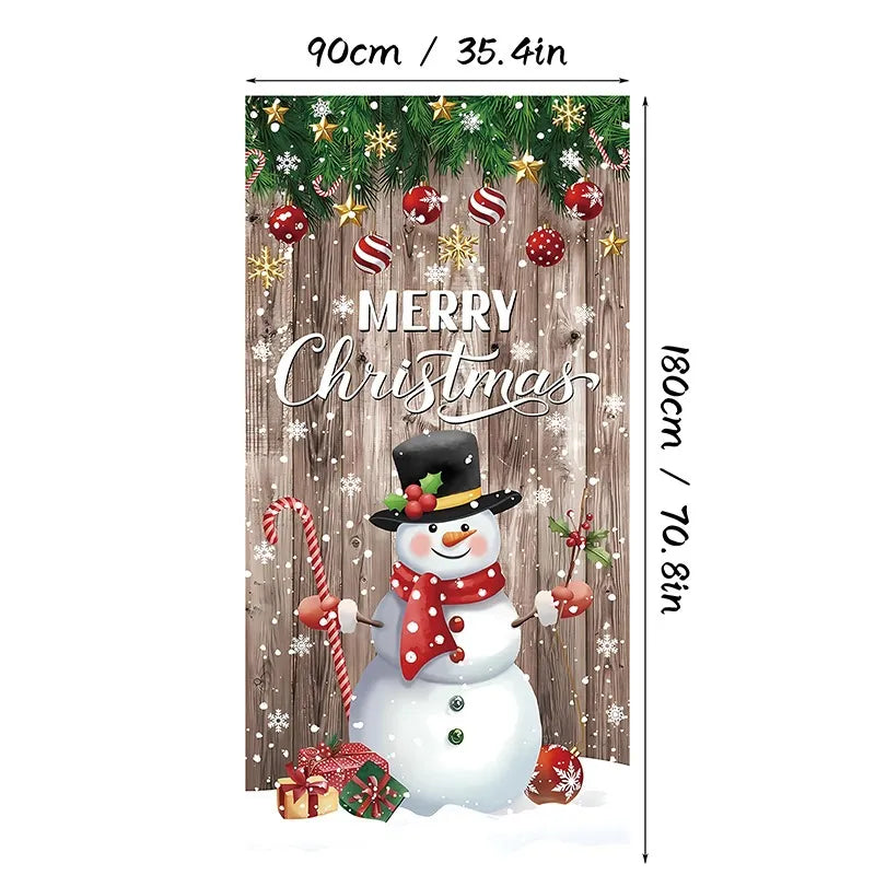 Holiday Door Cover — Instant Festive Joy