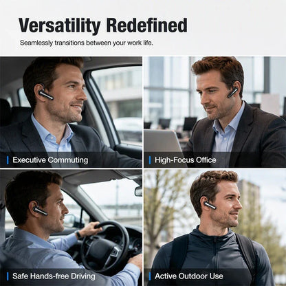 PulseWave Bluetooth Headset — Clear Calls, Effortless Comfort
