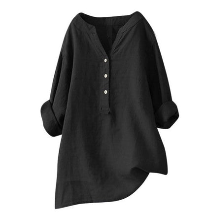 Heidi – Women's Casual Dress with V-Neck and Adjustable Sleeves