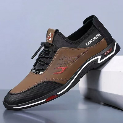 Heidi — Lightweight Breathable Men's PU Leather Shoes