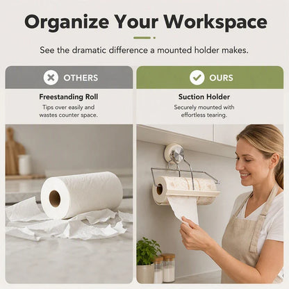 ClingHold Paper Towel Keeper — Tear Perfectly Every Time