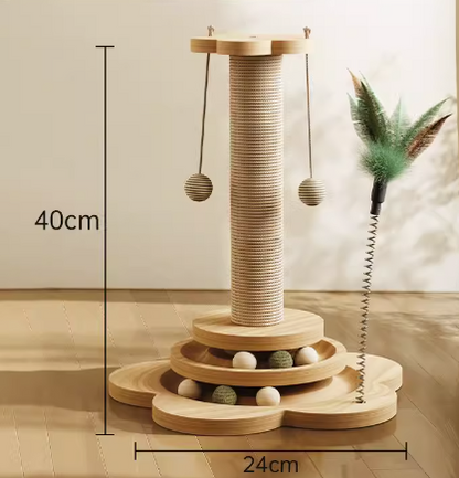 WhiskerJoy — 4-in-1 Cat Activity Center | 50% OFF