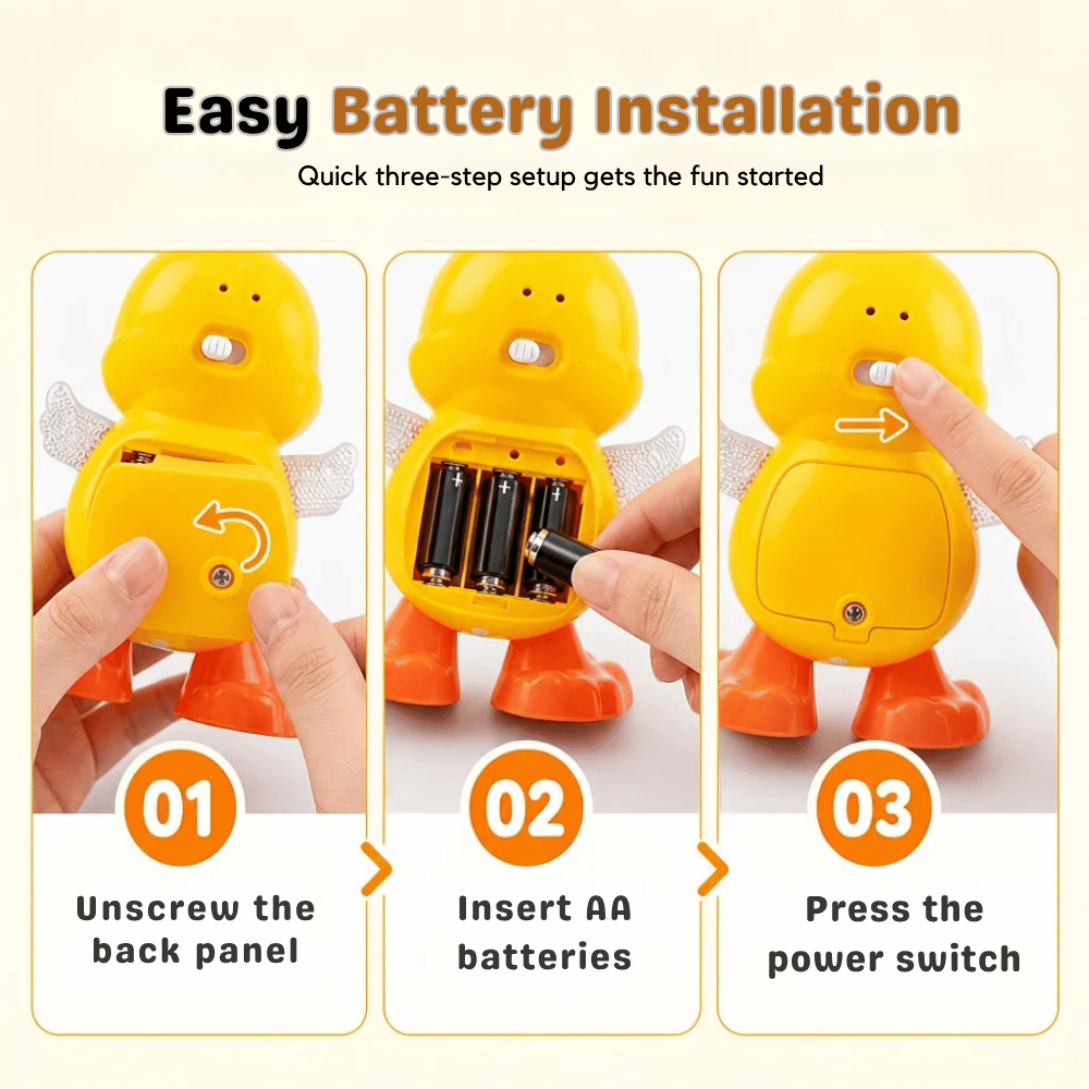 DancingDuck — Musikalisches LED-Spielzeug für Kinder | 50% RABATT