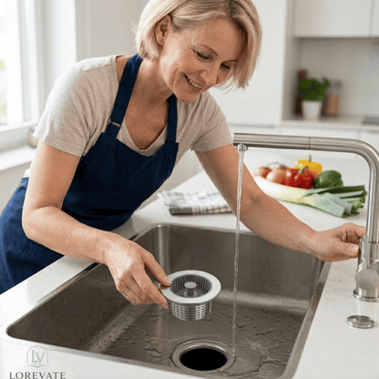 SinkSentry — Anti-Clog Drain Stopper 5pcs Set | 50% OFF