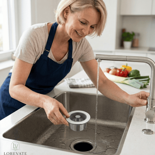 SinkSentry — Anti-Clog Drain Stopper 5pcs Set | 50% OFF