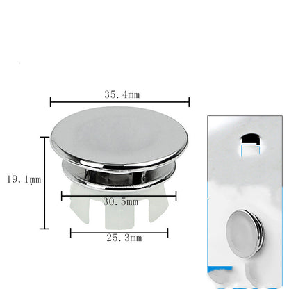 SinkRing — Copertura cromata per troppopieno del lavandino | SCONTO DEL 50%