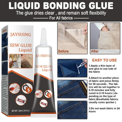 GripTight — Fabric & Clothing Repair Glue | 1+1 FREE