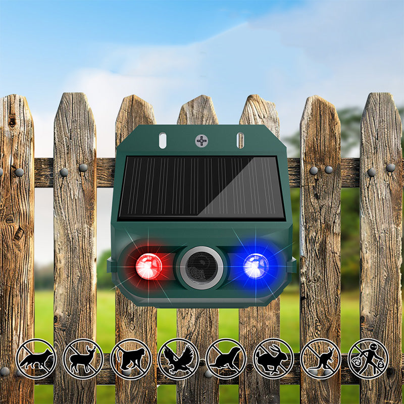 Animal protection device — Silent, solar-powered for peace
