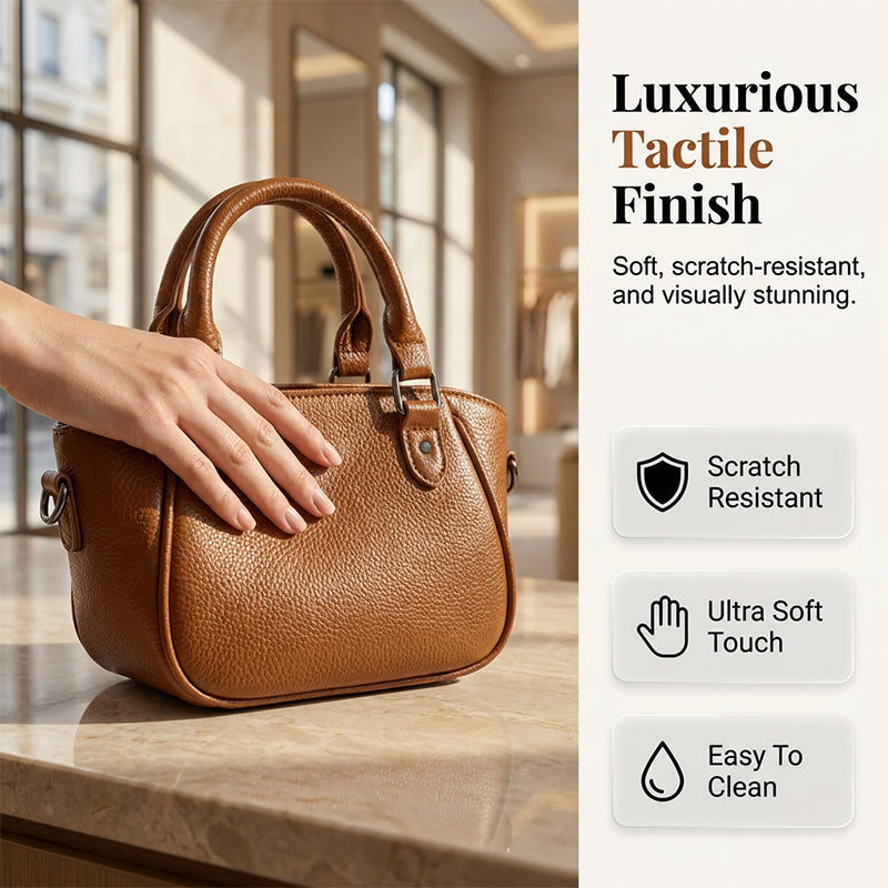 Harper – Retro-Inspired Boston Bag with Adjustable Strap