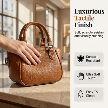 Harper – Retro-Inspired Boston Bag with Adjustable Strap