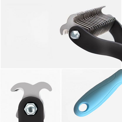 WhisperEase Double-Sided Comb – Stress-Free Pet Grooming