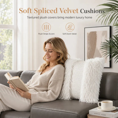 Velvasea Cushion Cover — Sink Into Plush Serenity