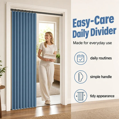 Accordion Curtain — Instant Privacy, Zero Damage