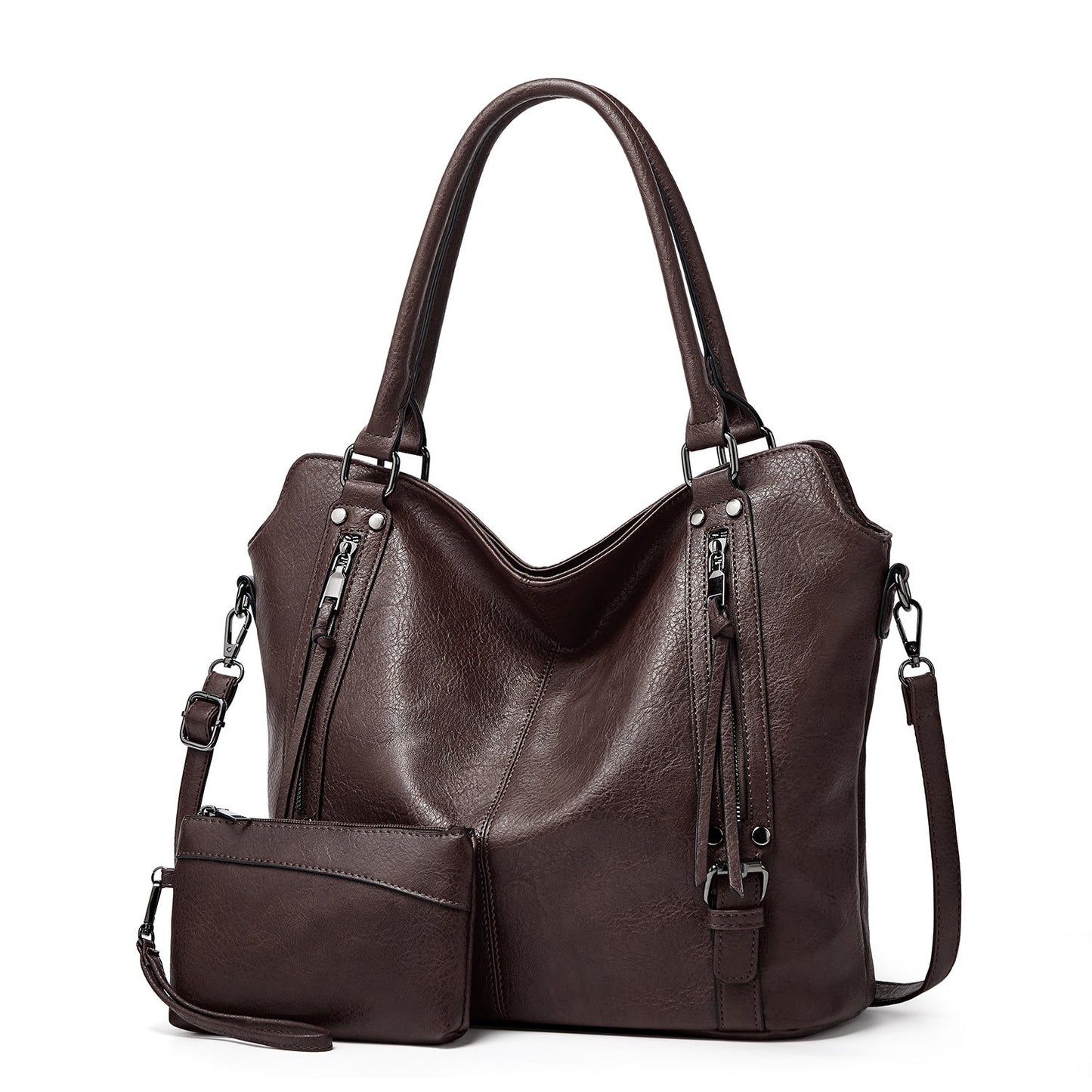 Elisa – Women's PU Leather Handbag with Smart Organization