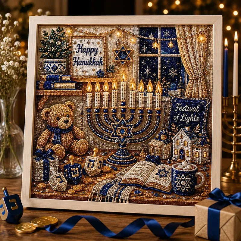 LumaShine Hanukkah Bead Art — Craft Sparkling Joy