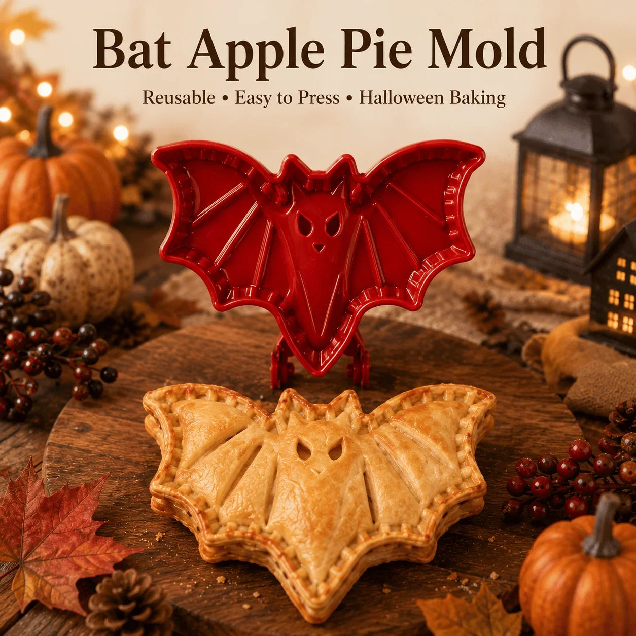 SpookEase — Halloween Mini Pie Mold Set | 1+1 FREE