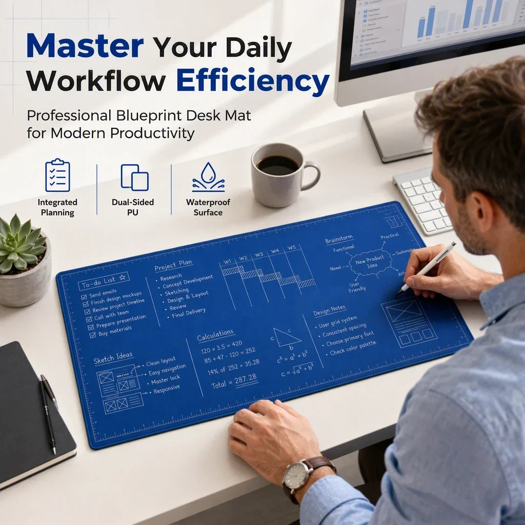 FlowWrite DeskMat — Ignite Ideas, Clear Chaos