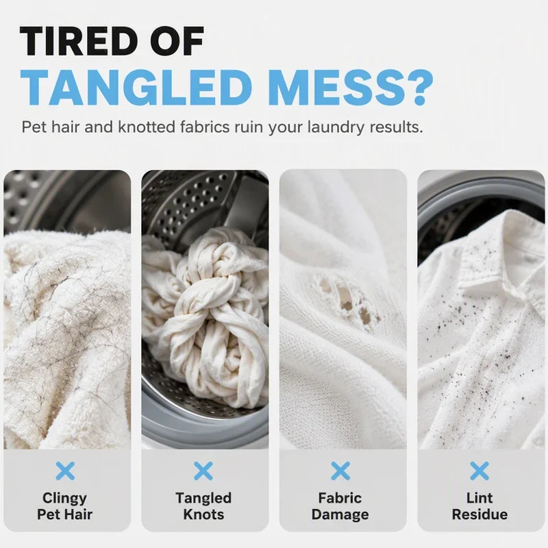 VitalPure Laundry Ball — Wrinkle-Free, Hairless Clothes