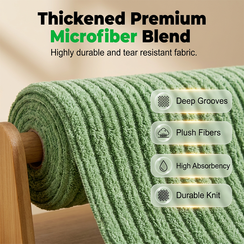 Microfiber Cleaning Sheets — Effortless Grease Erase