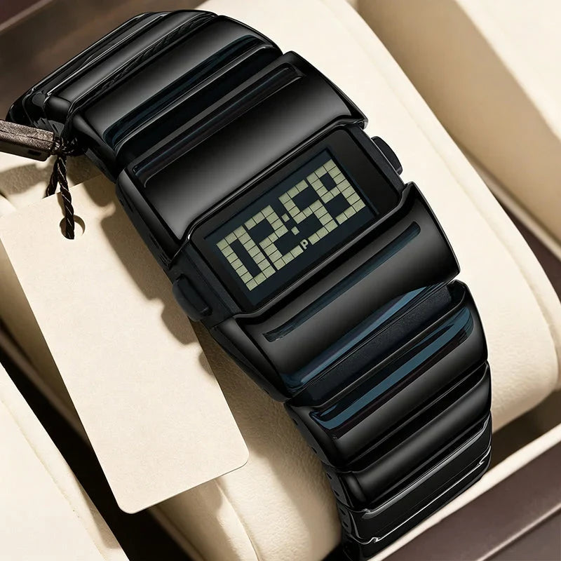 EdgeTime — Men's Digital Steel Watch | 50% OFF