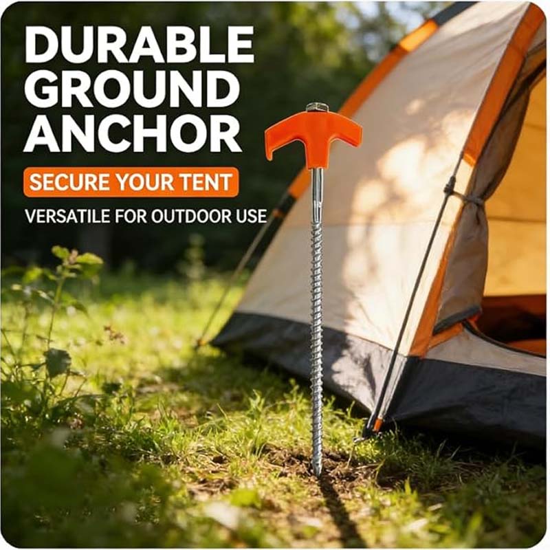 BlazeGrip — Steel Tent Stakes 4pcs set | 50% OFF