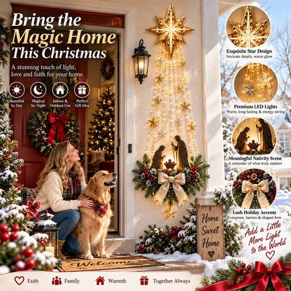 LumaVerity Nativity Light — Heartwarming Christmas Glow