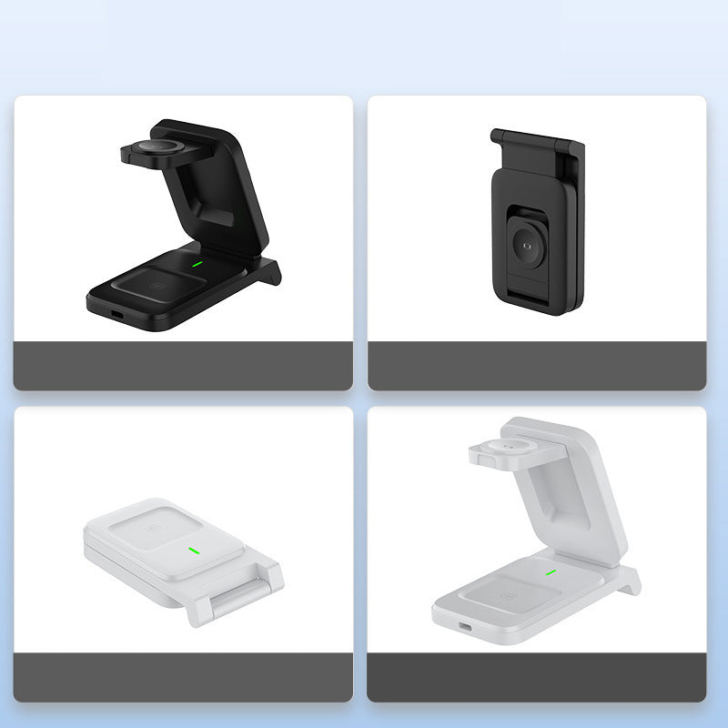 Voltiva 3-in-1 Foldable Wireless Power Hub – Effortless Power Supply for All Devices