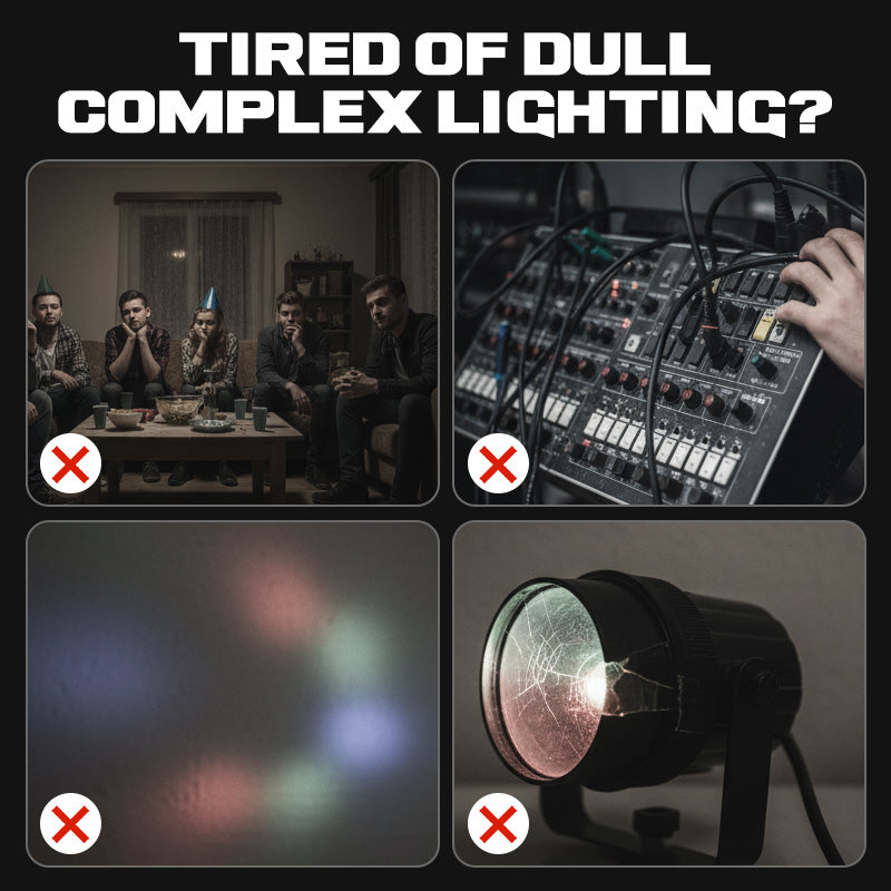 Six-Arm LED Power Station – Ignite Unforgettable Atmosphere