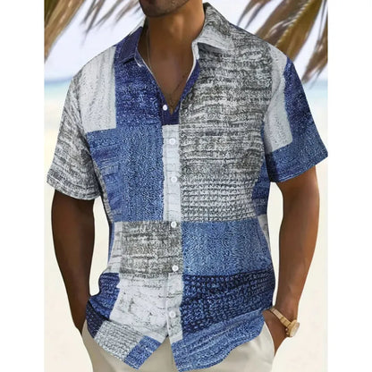 James — Men's Relaxed Plaid Stretch Shirt | 50% OFF