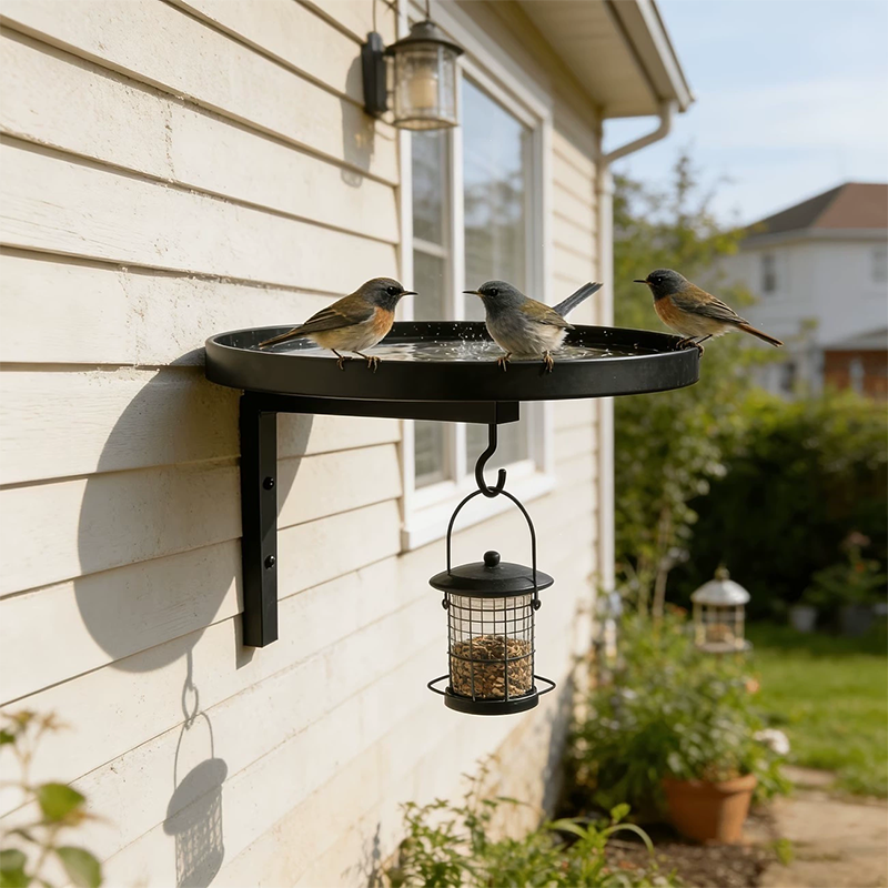 Wall-Mounted Bird Bath – Invite the Joy of Nature