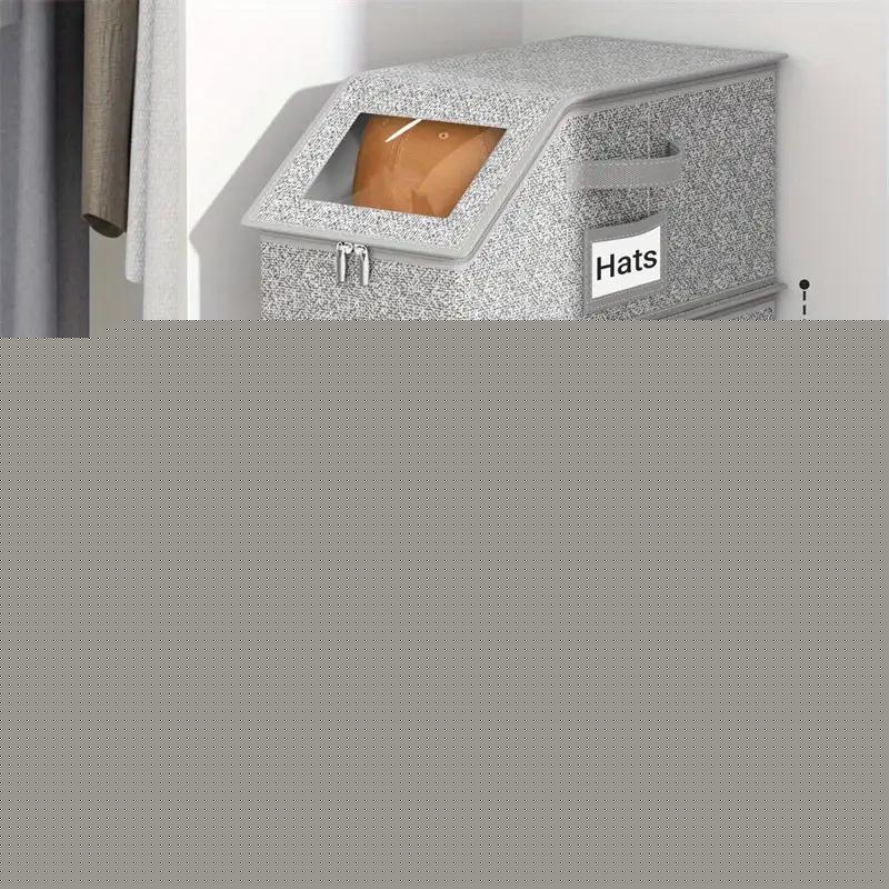 Stacking Box Hat Boxes — Clear, Orderly Safety