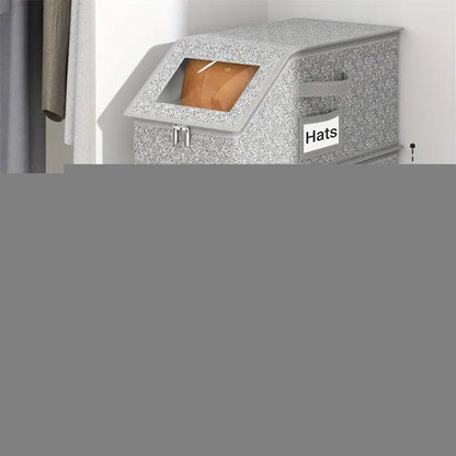 Stacking Box Hat Boxes — Clear, Orderly Safety