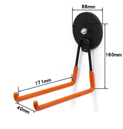 TitanGrip Magnetic Double-Claw Hook — Instant Clutter Control