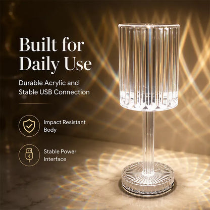 Crystal GlowLamp — Effortless Mood, Instant Elegance