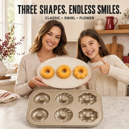 CakeCraft Trio Pan — Bake Beautiful Mini Bundts