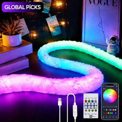 Light strip of marten fur — Wrap Your World Warmth